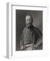 Portrait of Giuseppe Garibaldi-null-Framed Giclee Print