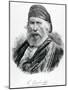 Portrait of Giuseppe Garibaldi-null-Mounted Giclee Print