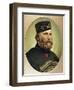 Portrait of Giuseppe Garibaldi-null-Framed Giclee Print