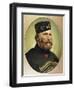 Portrait of Giuseppe Garibaldi-null-Framed Giclee Print