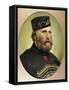 Portrait of Giuseppe Garibaldi-null-Framed Stretched Canvas