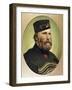 Portrait of Giuseppe Garibaldi-null-Framed Giclee Print