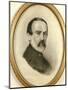 Portrait of Giuseppe Mazzini, 1805 - 1872-null-Mounted Giclee Print