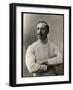 Portrait of Giuseppe Pini (b 1853), Italian fencer-French Photographer-Framed Giclee Print