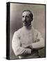 Portrait of Giuseppe Pini (b 1853), Italian fencer-French Photographer-Stretched Canvas