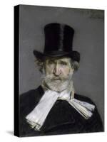 Portrait of Giuseppe Verdi, 1886-Giovanni Boldini-Stretched Canvas