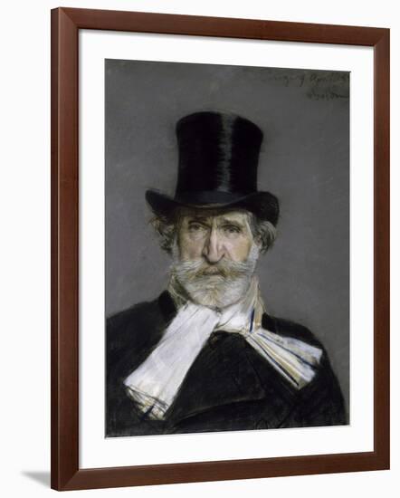 Portrait of Giuseppe Verdi, 1886-Giovanni Boldini-Framed Giclee Print