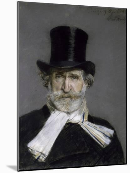 Portrait of Giuseppe Verdi, 1886-Giovanni Boldini-Mounted Giclee Print