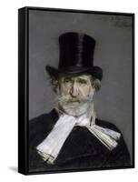 Portrait of Giuseppe Verdi, 1886-Giovanni Boldini-Framed Stretched Canvas