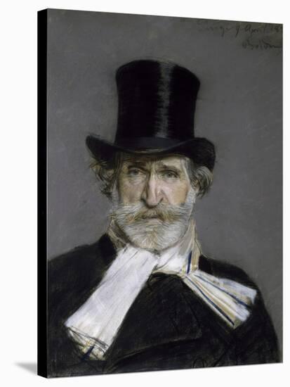 Portrait of Giuseppe Verdi, 1886-Giovanni Boldini-Stretched Canvas