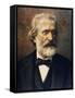 Portrait of Giuseppe Verdi-null-Framed Stretched Canvas