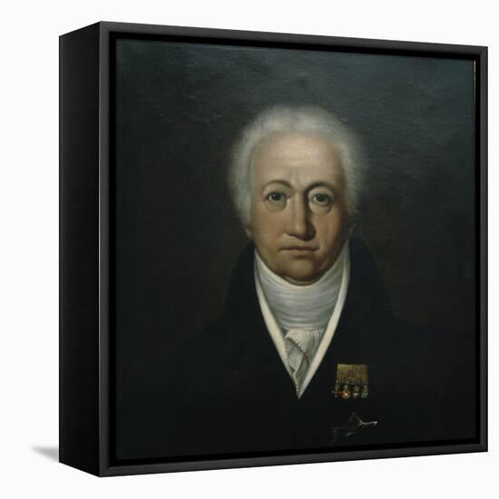 Portrait of Goethe, 1816-Ferdinand Jagemann-Framed Stretched Canvas