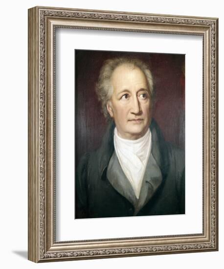 Portrait of Goethe-Heinrich Chrisoph Kolbe-Framed Art Print