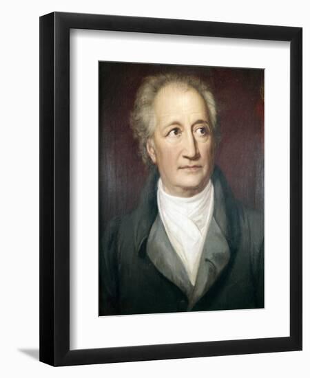 Portrait of Goethe-Heinrich Chrisoph Kolbe-Framed Art Print