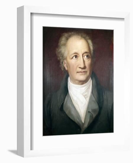 Portrait of Goethe-Heinrich Chrisoph Kolbe-Framed Art Print