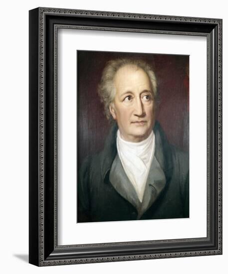 Portrait of Goethe-Heinrich Chrisoph Kolbe-Framed Art Print