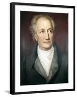 Portrait of Goethe-Heinrich Chrisoph Kolbe-Framed Art Print