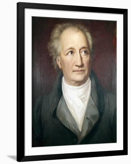 Portrait of Goethe-Heinrich Chrisoph Kolbe-Framed Art Print