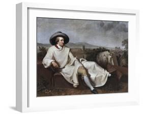 Portrait of Goethe-Johann Friedrich August Tischbein-Framed Giclee Print