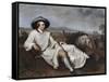 Portrait of Goethe-Johann Friedrich August Tischbein-Framed Stretched Canvas