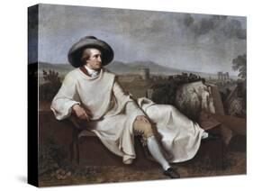 Portrait of Goethe-Johann Friedrich August Tischbein-Stretched Canvas