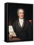 Portrait of Goethe-Joseph Karl Stieler-Framed Stretched Canvas