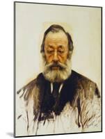 Portrait of Gottfried Keller, 1886-Karl Stauffer-Bern-Mounted Giclee Print