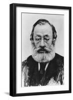 Portrait of Gottfried Keller-Karl Stauffer-Bern-Framed Giclee Print