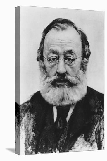 Portrait of Gottfried Keller-Karl Stauffer-Bern-Stretched Canvas