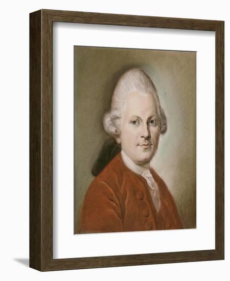 Portrait of Gotthold Ephraim Lessing, after 1770-Anton Graff-Framed Giclee Print