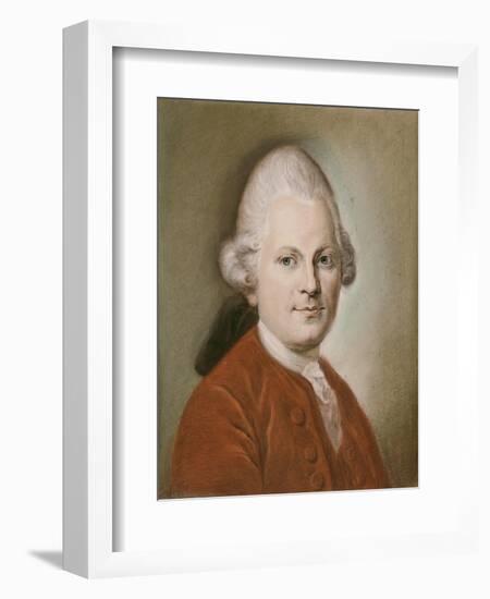 Portrait of Gotthold Ephraim Lessing, after 1770-Anton Graff-Framed Giclee Print