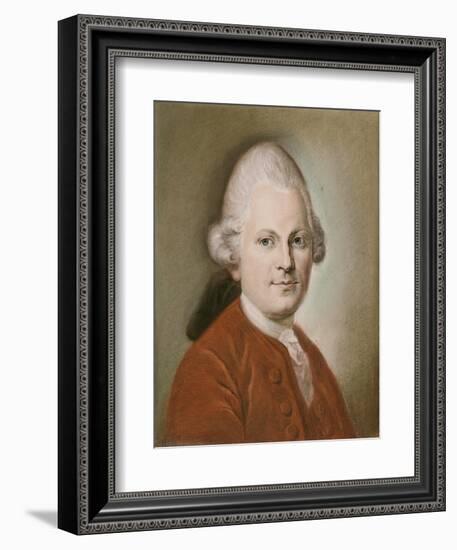 Portrait of Gotthold Ephraim Lessing, after 1770-Anton Graff-Framed Giclee Print