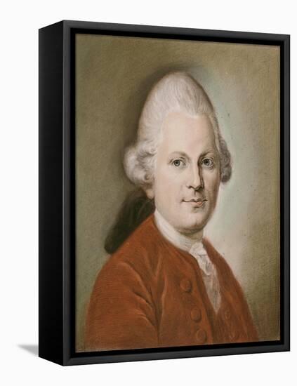 Portrait of Gotthold Ephraim Lessing, after 1770-Anton Graff-Framed Stretched Canvas