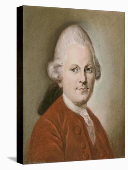 Portrait of Gotthold Ephraim Lessing, after 1770-Anton Graff-Stretched Canvas