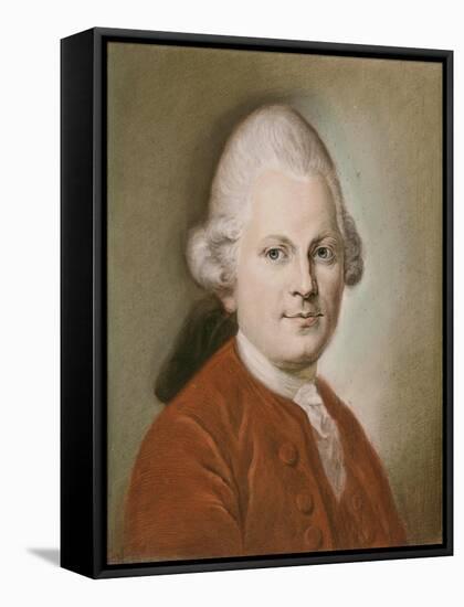 Portrait of Gotthold Ephraim Lessing, after 1770-Anton Graff-Framed Stretched Canvas