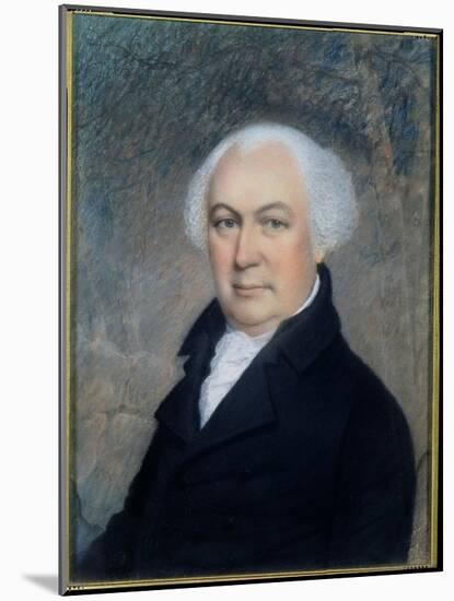 Portrait of Gouverneur Morris (1752-1816)-James Sharples-Mounted Giclee Print