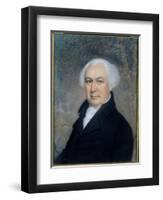 Portrait of Gouverneur Morris (1752-1816)-James Sharples-Framed Giclee Print