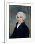 Portrait of Gouverneur Morris (1752-1816)-James Sharples-Framed Giclee Print