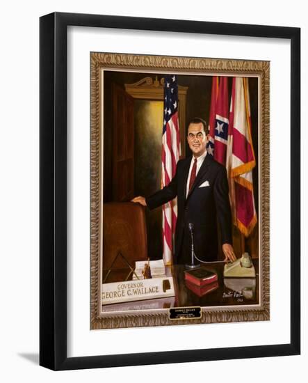 Portrait Of Governor George Wallace-Carol Highsmith-Framed Art Print