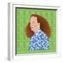 Portrait of Grace Coddington, Creative Director of US Vogue-Claire Huntley-Framed Giclee Print