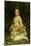 Portrait of Gracia, Full Length, Wearing a White Dress, Picking Wild Flowers-John Everett Millais-Mounted Giclee Print