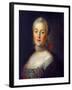 Portrait of Grand Duchess Catherine Alekseyevna, 1760-Alexei Petrovich Antropov-Framed Giclee Print