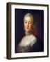 Portrait of Grand Duchess Catherine Alekseyevna, 1760-Alexei Petrovich Antropov-Framed Giclee Print