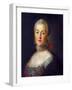 Portrait of Grand Duchess Catherine Alekseyevna, 1760-Alexei Petrovich Antropov-Framed Giclee Print