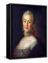 Portrait of Grand Duchess Catherine Alekseyevna, 1760-Alexei Petrovich Antropov-Framed Stretched Canvas