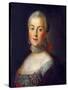 Portrait of Grand Duchess Catherine Alekseyevna, 1760-Alexei Petrovich Antropov-Stretched Canvas