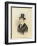 Portrait of Grand Duchess Catherine Mikhailovna of Russia (1827-189), 1847-null-Framed Giclee Print