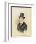 Portrait of Grand Duchess Catherine Mikhailovna of Russia (1827-189), 1847-null-Framed Giclee Print