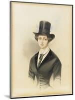 Portrait of Grand Duchess Catherine Mikhailovna of Russia (1827-189), 1847-null-Mounted Giclee Print