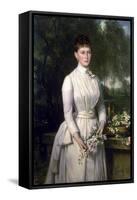 Portrait of Grand Duchess Elizaveta Fyodorovna, 1885-Carl Rudolph Sohn-Framed Stretched Canvas